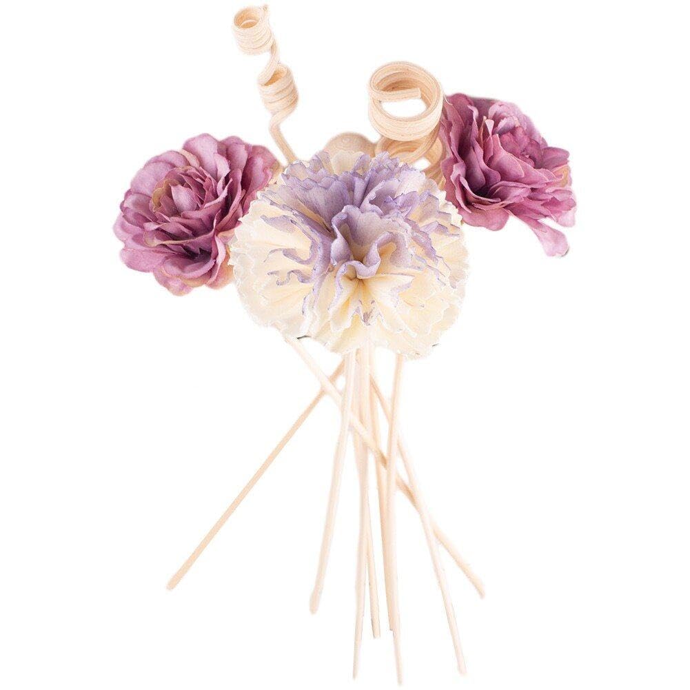 Haowul 8pcs/set Aromatherapy Rattan Fragrance Diffuser Fireless Aromatherapy Rattan Stick Flower Diffuser Aromatherapy Stick Diy Home Bedroom Decoration
