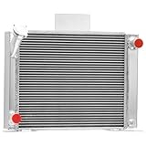 EGINCOOLER 4 Row Core Radiator for 1982-1994 Ford Ranger Pickup V8 Engine Conversion Swap MT 4 Core All Aluminum Radiador Radiators 1983 1984 1985 1986 1987 1988 1989 1993