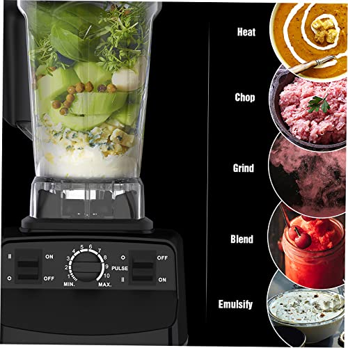 Countertop Blender,1450W Blenders For Kitchen With 10 Adjustable Speeds, Smoothie Maker Blender With 68Oz Bpa Free Container,8 Sharp Blades For Shakes And Smoothies,Crushing Ice,Frozen Fruits,32000Rpm #TOP6