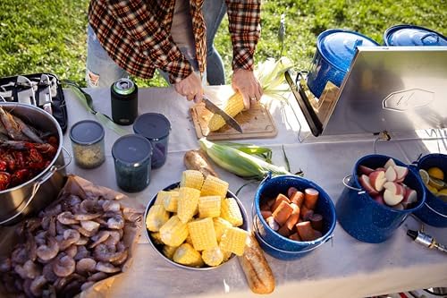 Amazon.com : GSI Outdoors Convex Kettle for Soup, Stew, or Water Pot -  Camping, Enamelware, 4.25 qt : Sports & Outdoors