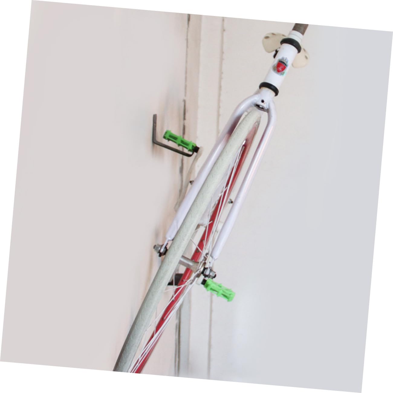 Appendibicicletta da Muro Stabile in Metallo per Bici Pieghevoli