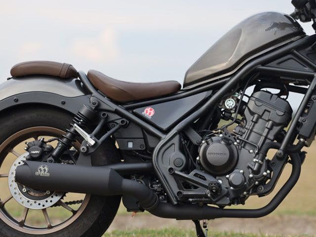 レブル250 SP忠男マフラー（サイレンサー） Amazon | SP忠男 POWER BOX サイレンサー カスタム ブラック