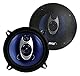 Pyle Auto Lautsprecher 13cm – 3-Wege Lautsprecher, Car Speaker Set 200W, Soundsystem Komplettset Auto, 4 Ohm Impedanz, ¾ Hochtöner, 1 Mitteltöner, Einbaulautsprecher mit ASV Spule, Autolautsprecher