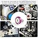 JDMSPEED 20 Pcs Purple CNC Billet Aluminum Fender Washer Engine Bay Dress Up Kit