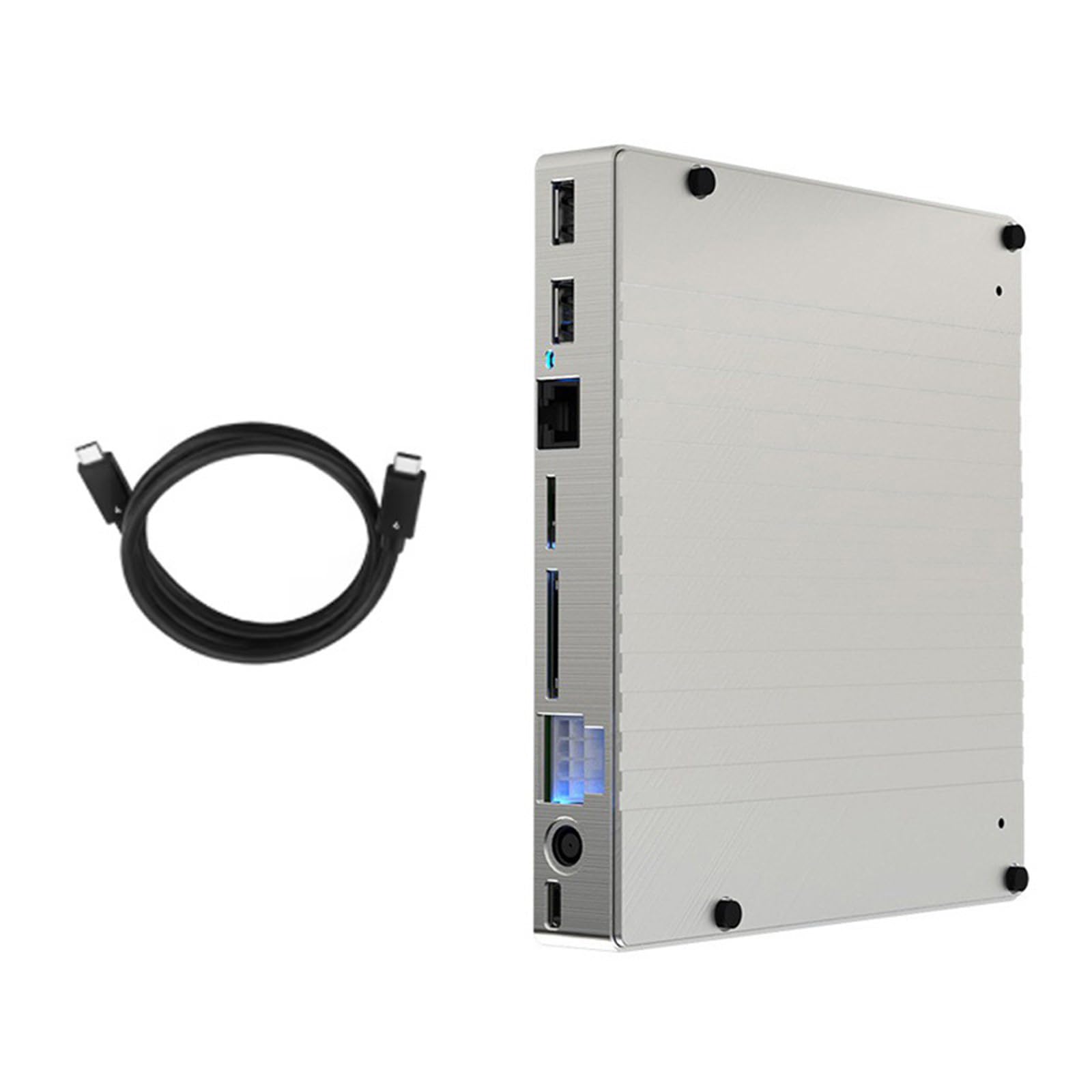 11 Port USB Graphics Dock Espansione Hub 330W Potenza 40Gbps 3/4 / 5 Compatibilità per PC Laptop Docking Station