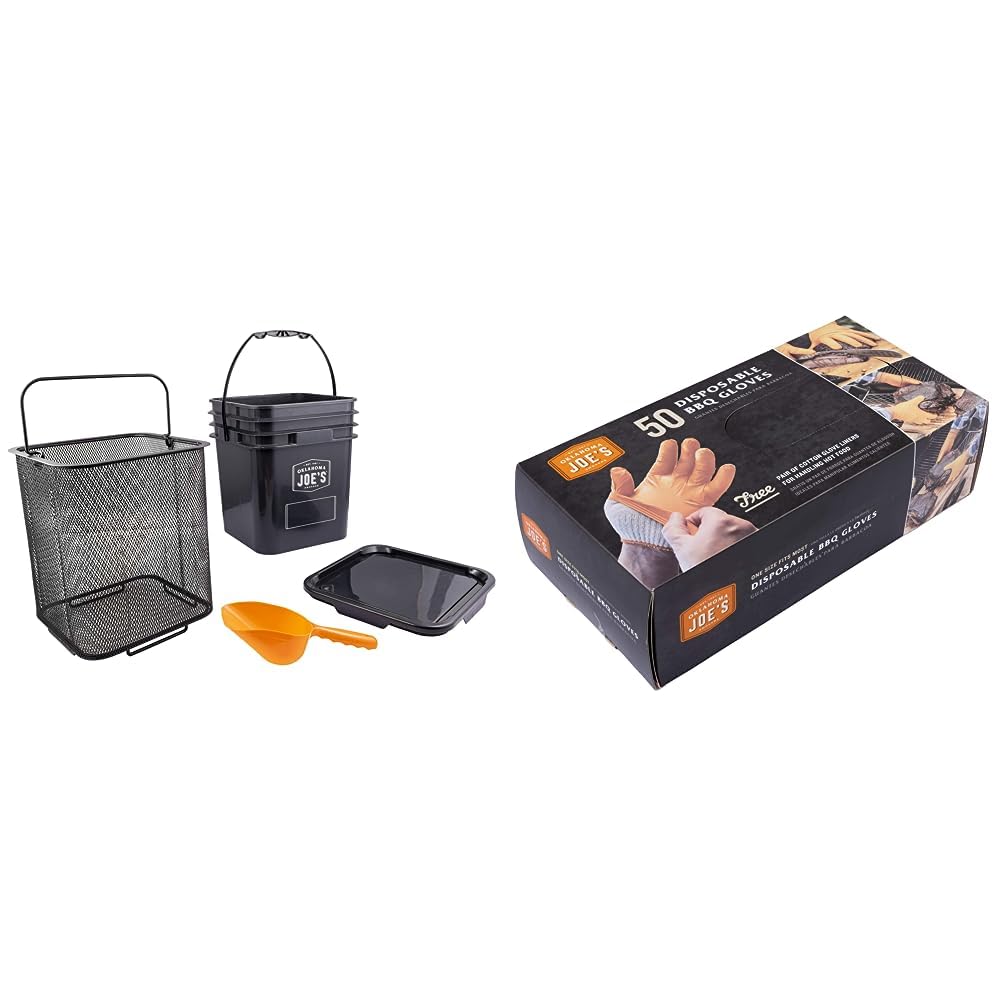 Amazon.com: Oklahoma Joe's Pellet Bucket Kit + Disposable BBQ