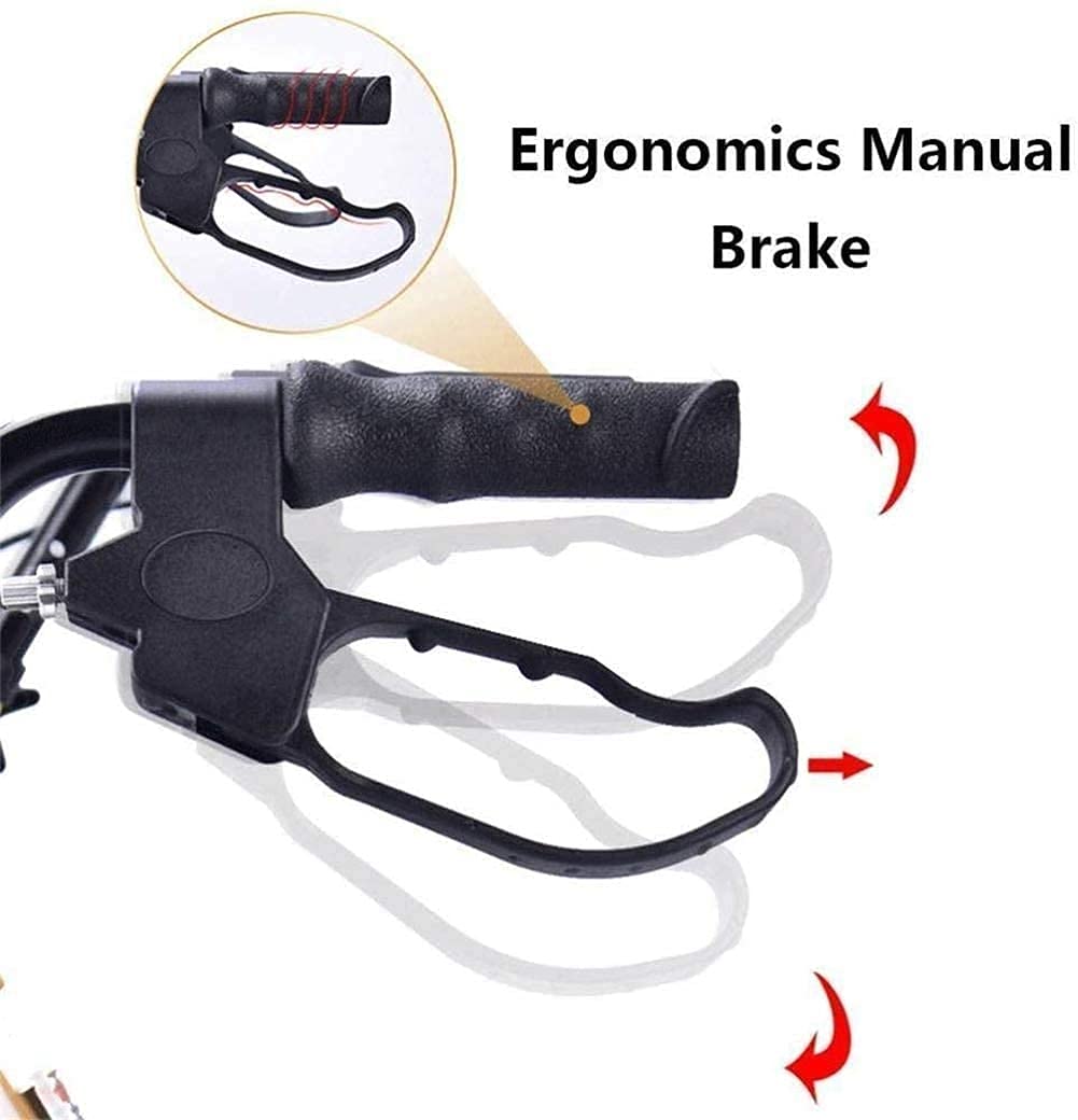 Rolling Walker für Senioren und Erwachsene, 4 Räder, mit gepolstertem Sitz, feststellbaren Bremsen, ergonomischen Griffen und Einkaufskorb, für ältere Menschen mit eingeschränkter Mobilität The New