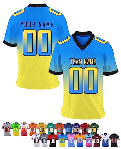 Camiseta de fútbol personalizada para hombres, mujeres y niños, personalizada, con nombre del equipo, camisetas personalizadas, uniforme deportivo, disesño 19, Small-7X-Large