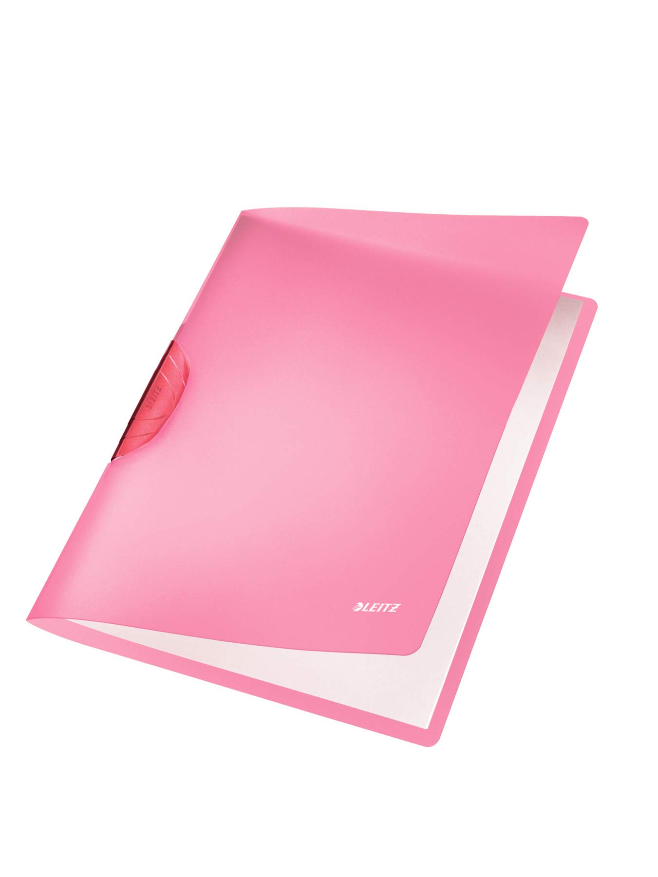 Leitz A4 Presentation Folder with Clip - Red
