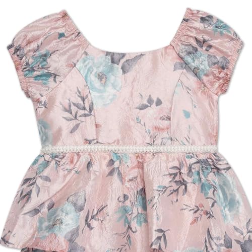 Speechless Girls' Short Sleeve Crinkle Satin Party Dress3