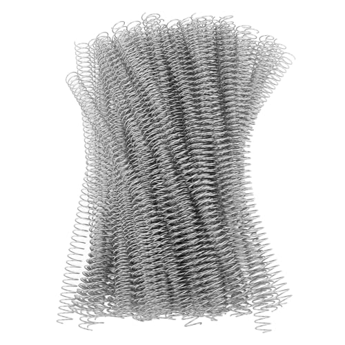 Bobinas de encuadernación en espiral para crear cuadernos escolares de paso 4:1 color plata