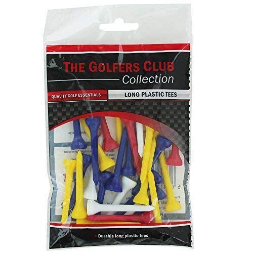 Golfers ClubThe Mixed Long Plastic Golf Tees (50mm x 30)