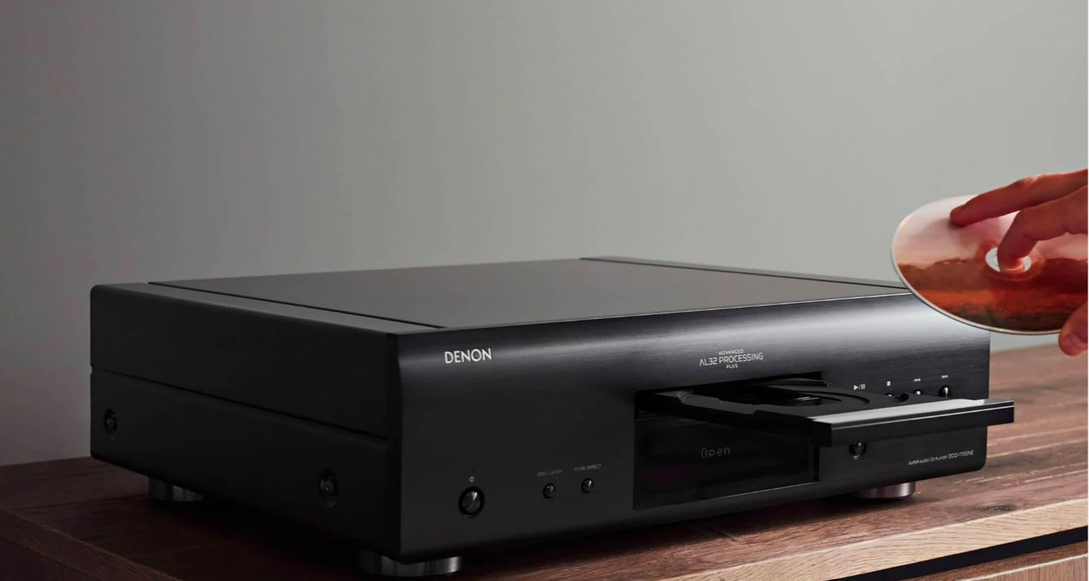 Denon DCD-1700NE - Reproductor de CD/SACD, Color Negro