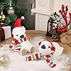 winemana 2 Pack Christmas Decorations Indoor Penguins Tabletop Ornament with Hat Scarf for Xmas Home Decor Penguin Gifts Holiday Figurines for Mantel Office Desk Centerpiece