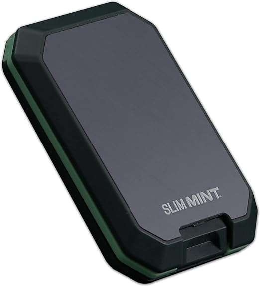 Slim Mint Wallet, Ultra-Thin, RFID-Blocking, AS-SEEN-ON-TV, ID Theft Protection, Easy to Carry, Reach Cards/Cash with the Touch of a Button, Optimizes Space, Aluminum Outer Shell, Crush-Resistant