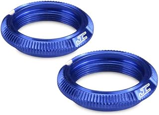 J Concepts 24911 Fin, 12Mm Shock Collar - Blue (2Pc.) Fits Team Associated 12Mm V2 Shocks