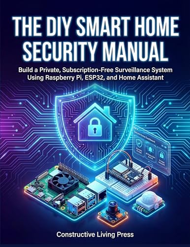 THE DIY SMART HOME SECURITY MANUAL: Build a Private, Subscription Free Surveillance System Using Raspberry Pi, ESP32, and Home Assistant (English Edition)