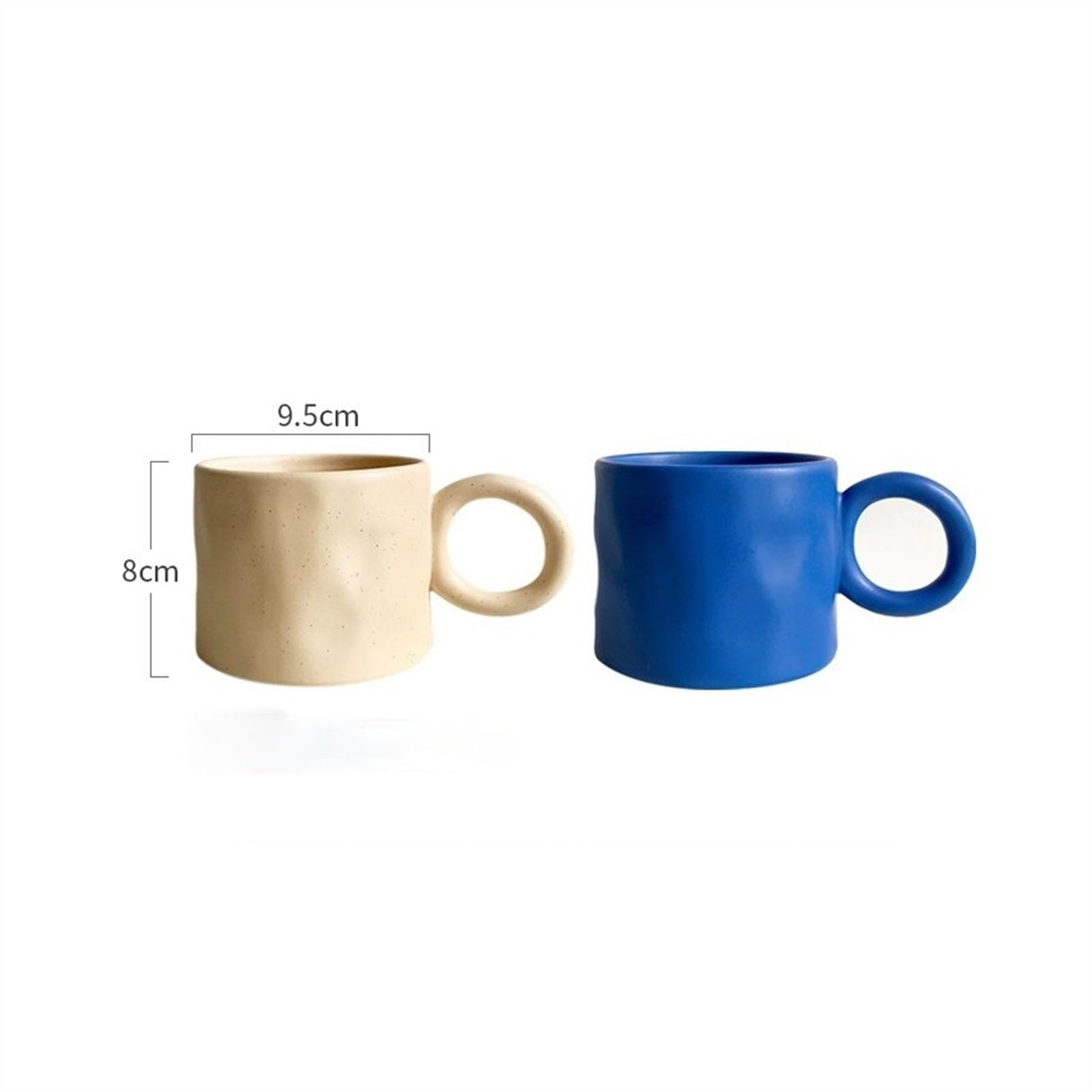 Tazza Tazze Stile Nordico Tazza Irregolare Tazza Grassa Tazza Ceramica Acqua Latte tè caffè Tazza per Bevande al caffè