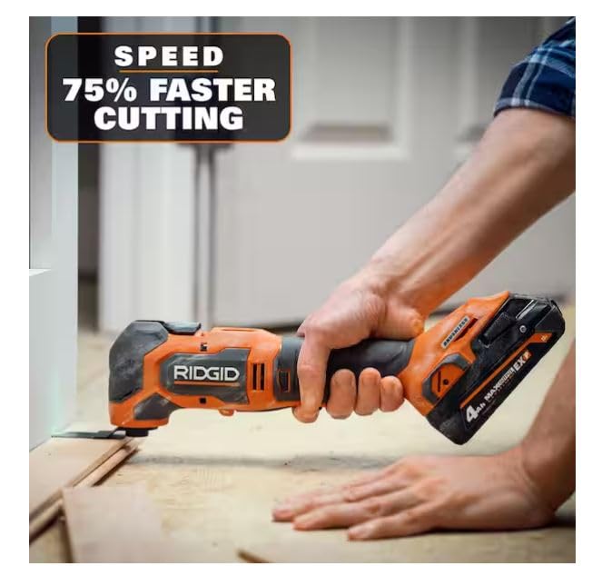 RIDGID 18V BRUSHLESS Cordless Multi-Tool Tool SOLO R86242B
