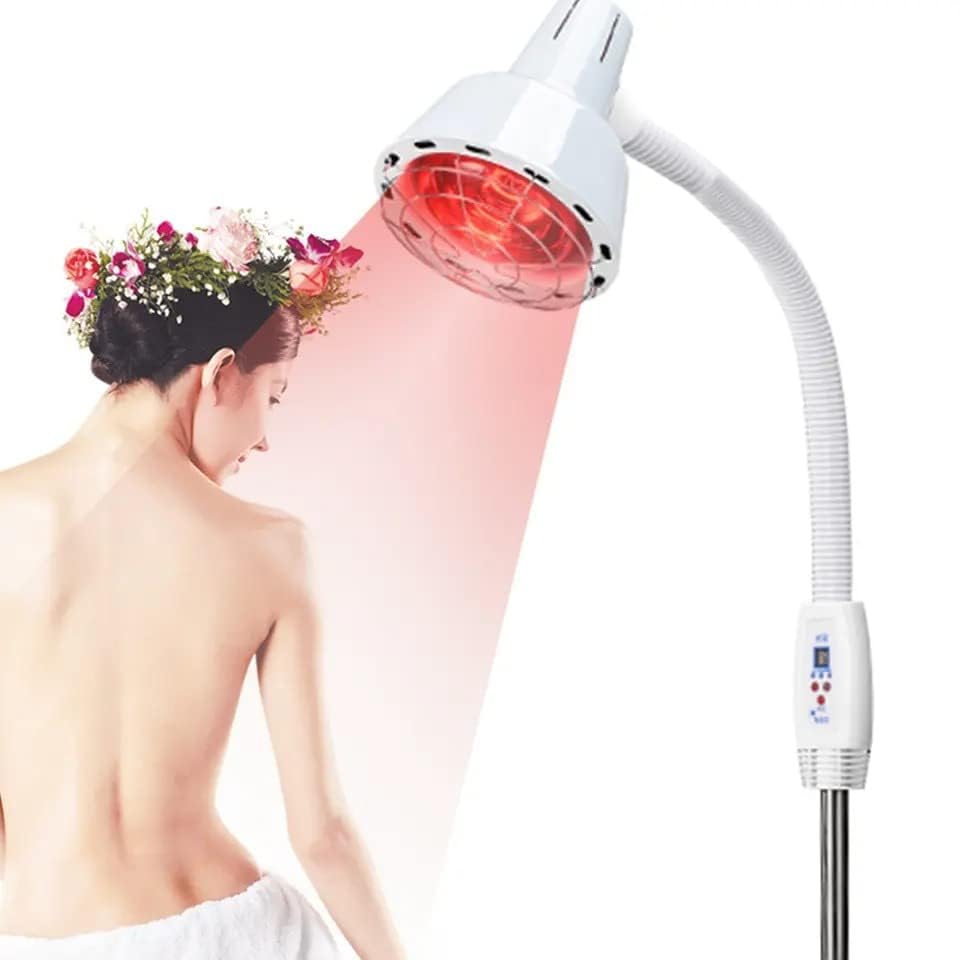 R A Products Physiotherapy Ir Lamp Single Head With Floor Stand Infrared Lamp Therapy Far-Infrared Relaxing Body Device For Acupressure Therapy Pain Relaief Leight Machine Handheld Massager