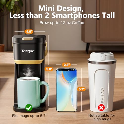 Tastyle One Cup Coffee Maker Black thumbnail 4