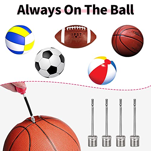 Motrust Stainless Steel Air Pump Needle,Premium Inflation Needles,Pump Needle For Football, Basketball, Soccer, Volleyball Or Rugby Balls With Portable Storage Box-16Pack #TOP3