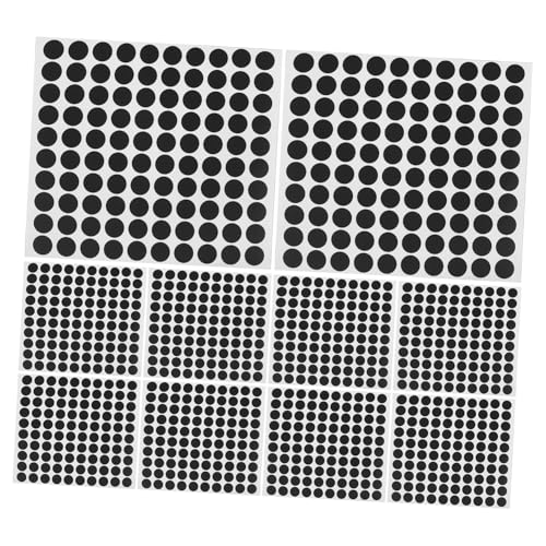 PLAFOPE 10 Sheets Blackout Sticker Dot Labels for Electronics Led Light Blocking Tape Light Dimming Stickers Circle Labels Sleep