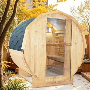 4 person barrel sauna