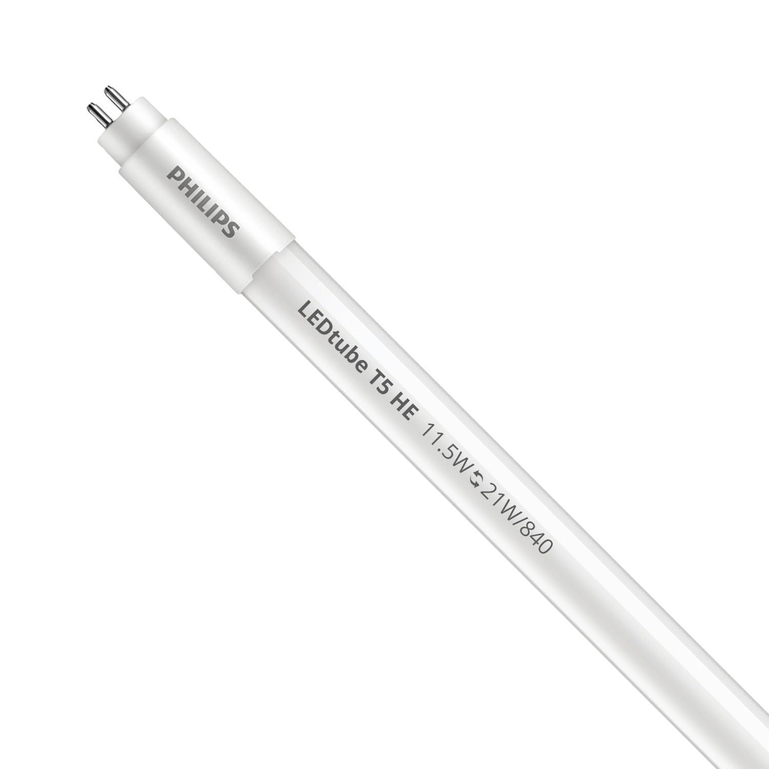 PHILIPS Tube LED T5 MASTER Direct 230V High Efficiency 11.5W 1700lm 840 Blanc Froid 85cm Équivalent 21W