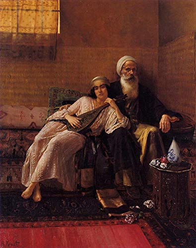 Peinture à l'huile Le musicien Rudolf Ernst pour remplacer les affiches sans âme