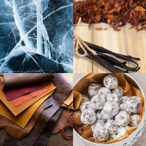 4 Variety of Men Scented Fragrance Oil Sample Pack (1 ounce