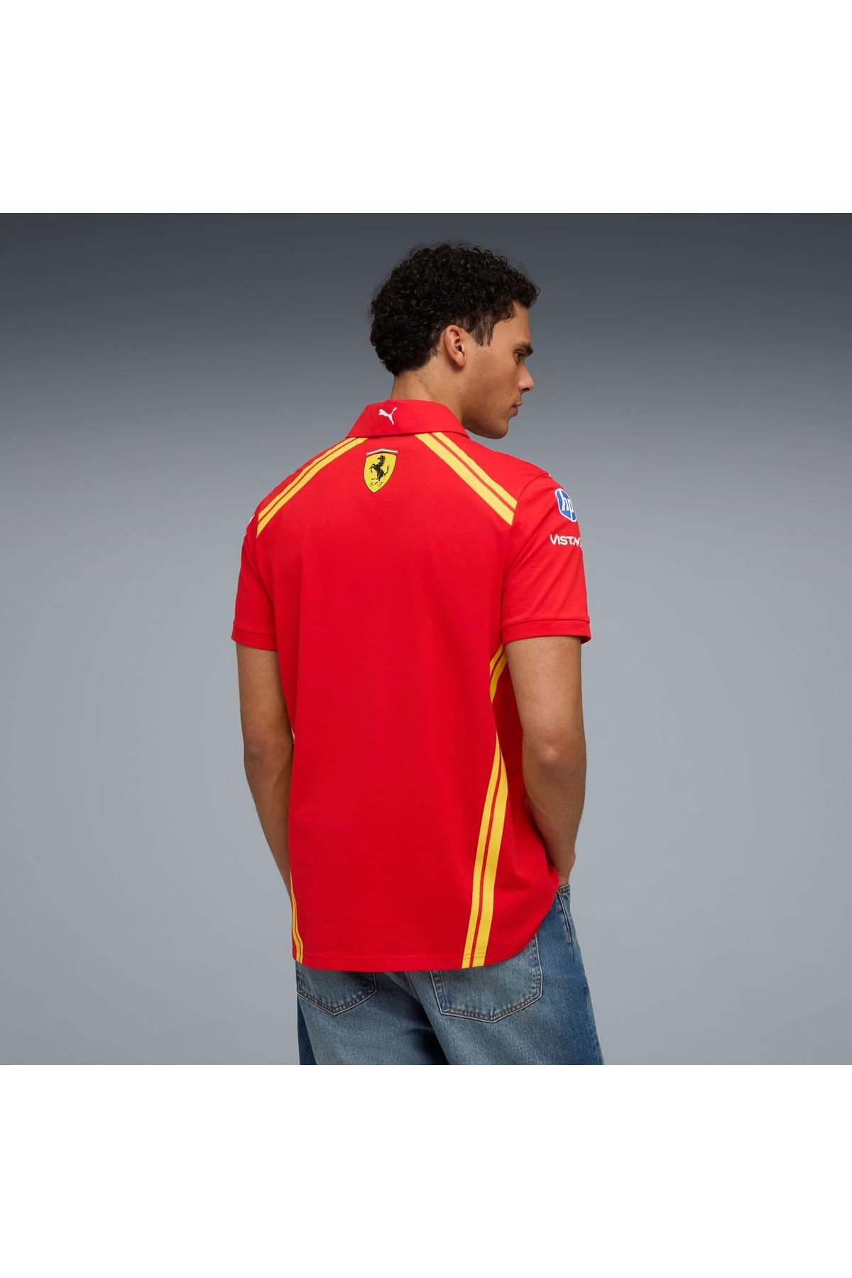 PUMA Scuderia Ferrari F1 2026 Polo Team Hypercar Uomo - Rosso
