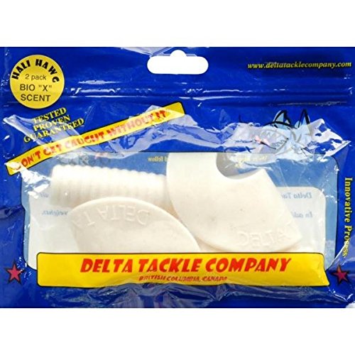 Delta Gibbs Halibut Hawg 8" White - 2pk