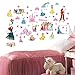 Princesas Disney Pegatinas de pared para el dormitorio Niños y niñas Mural Tatuajes de pared 70 cm x 35 cm x 2