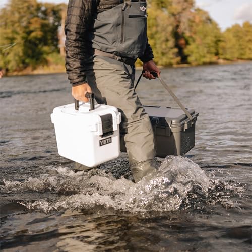 Image of YETI LoadOut 15 GoBox Divided Waterproof Cargo Case, Dry Box, Camera Case, Fishing Tackle Box, Firefly Yellow