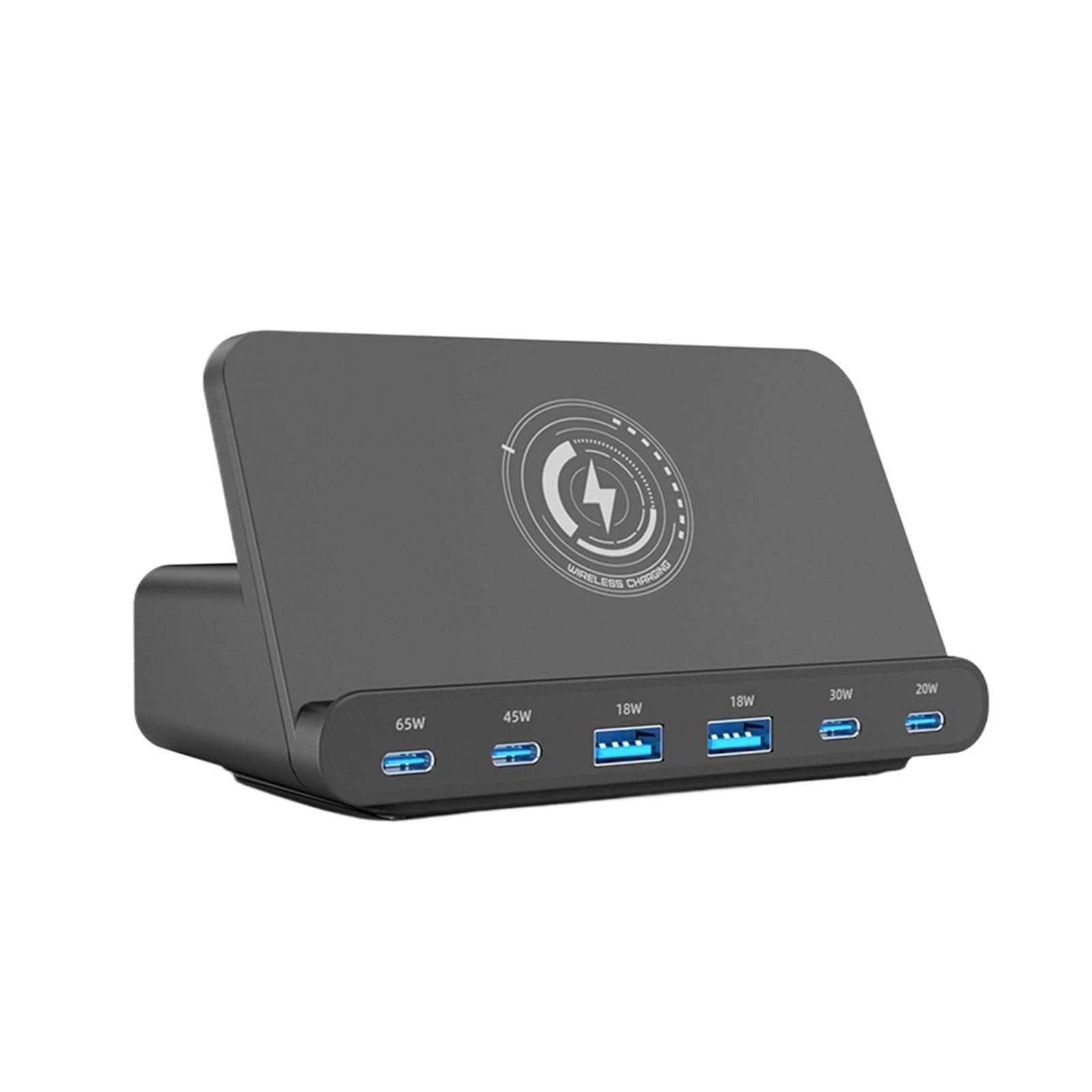 Stazione Di Ricarica USB Da 160 W Wireless Caricabatterie GaN 65 45 Caricatore Rapido For Tablet Portatile Capacità Di Ricarica Rapida