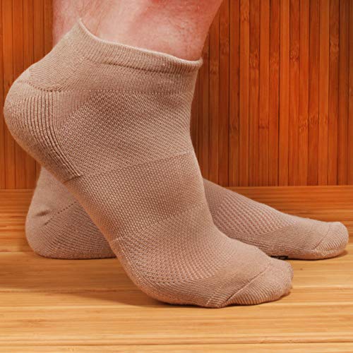 Image of BambooMN Men and Women's Rayon from Bamboo Low Cut Ankle Socks for Sports, Work and Everyday Wear - 4 Pairs - Unisex Sizing
