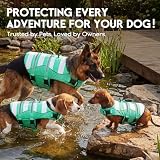 ASENKU Hundeschwimmweste Klein XS mit Rettungsgriff, verstellbarem Brustgurt und Reflektorstreifen, Schwimmweste für Hunde zur sicheren Nutzung beim Bootfahren, Baden und Wassersport