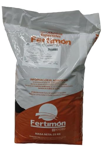 Sulfato de hierro granulado 25kg. Abono inorganico compuesto a base de micronutrientes. Nutrientes para plantas. Corrector de carencias.