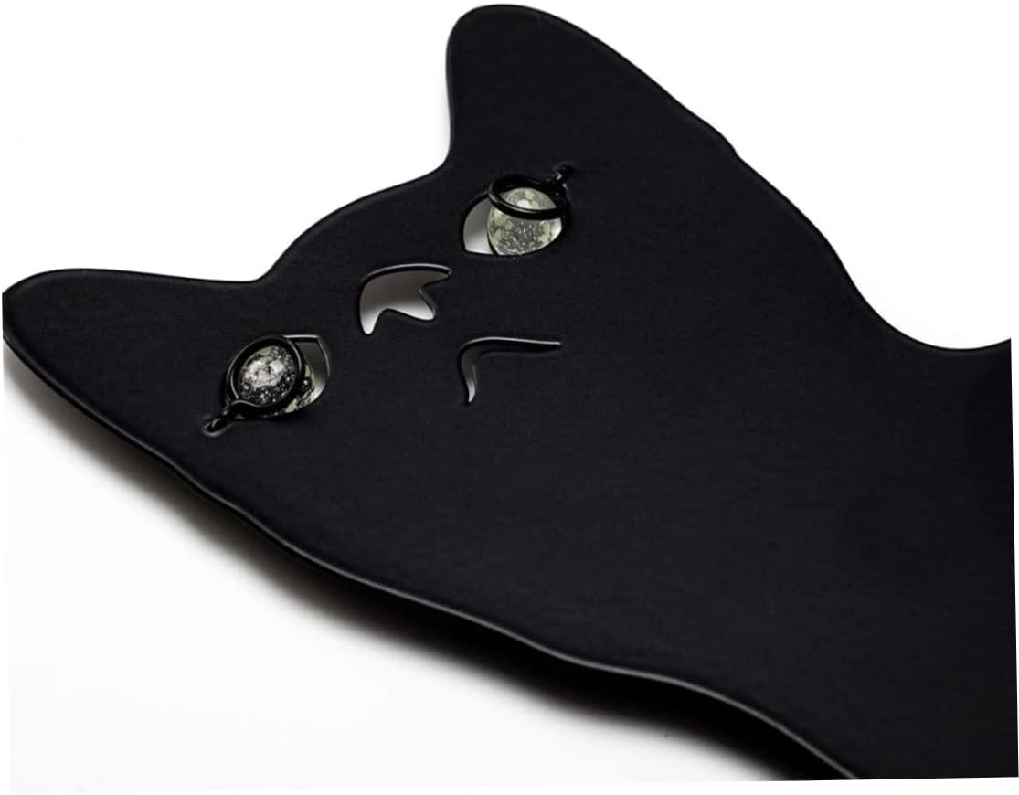 Animal Silhouette Metal Garden Silhouette Animal Stake Cat Shape Garden Lawn Decoration Art Craft Black 3PCS