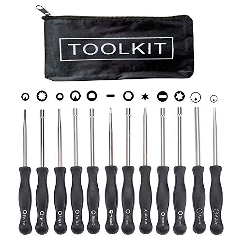 Hippotech Lot de 12 outils de réglage de carburateur avec tournevis pour carburateur à 2 cycles commun