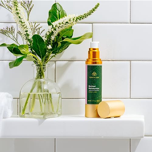 Tree of Life Beauty Moisturizer, Hydrating, Anti-Aging, Reduces Dark Spots & Fine Lines, Brightens, Firmer and Smoother Skin Non Greasy - Retinol Face Cream 1.7 Fl Oz