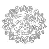 Mobestech Mobile à Vent Métallique Créatif pour Extérieur Spinners Suspendus pour Écl...