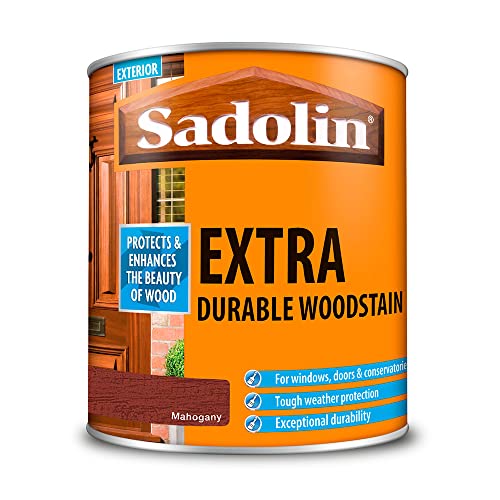 Sadolin 1 Litre Extra Durable Woodstain Mahogany
