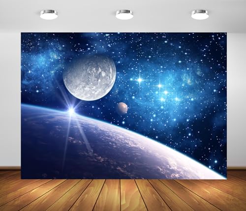 Telón de fondo BELECO 10x8ft galaxia universo para fotografía miniatura 2