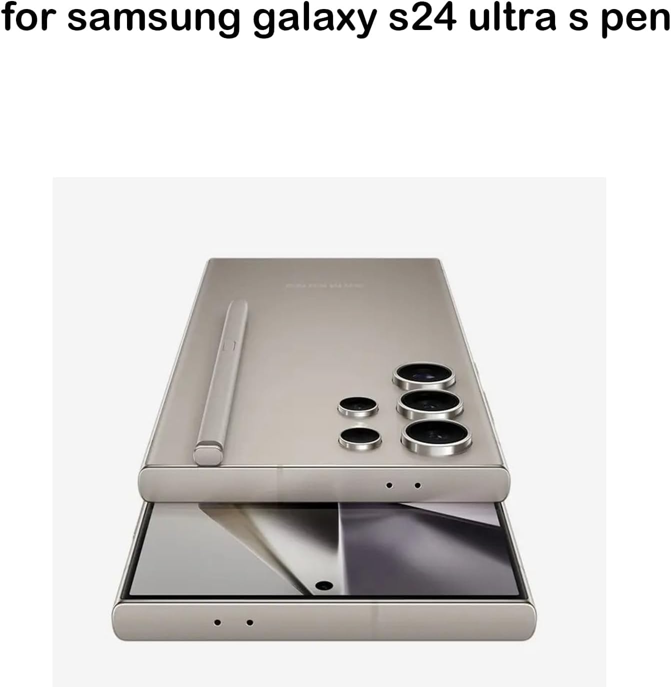 S24 Ultra S Pen pour Samsung Galaxy S24 Ultra S Pen de Remplacement, EJ-PS928BJEGUS, Version américaine, pour Galaxy S24 Ultra Stylus Pen sans Bluetooth, Gris Clair