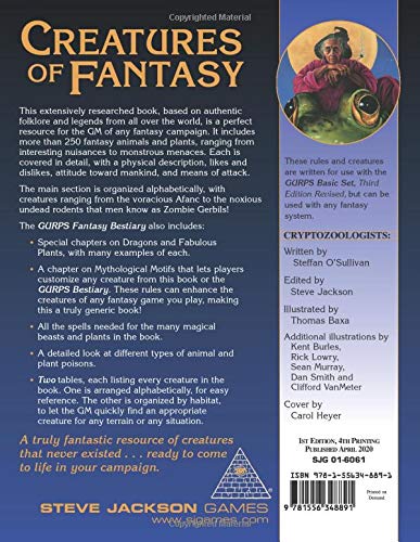 GURPS Fantasy Bestiary