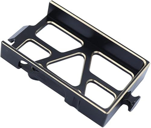 Miniatura 2 de FACCNOY Placa de montaje de bandeja de batería de latón con correa para TRX4M 118 RC Crawler Car Upgrade Parts