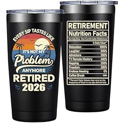 Retirement Nutrition Facts Black
