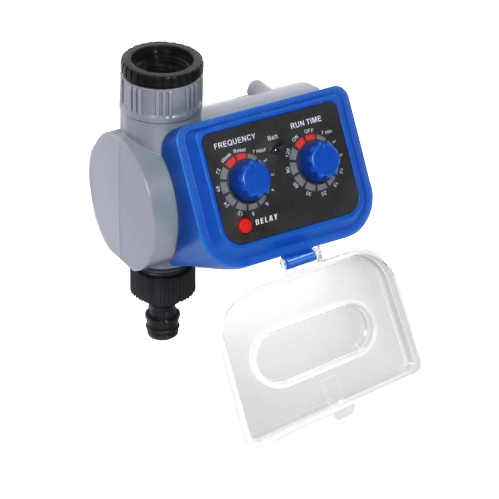 NURII Elettrovalvola Automatica Elettronica for irrigazione Domestica da Giardino, Timer for irrigazione, Funzione di Ritardo, sensore di Pioggia e sensore di umidità (Size : with Rain Sensor)